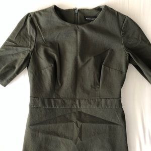 NWT Banana Republic Olive Green Sheath Dress 00P